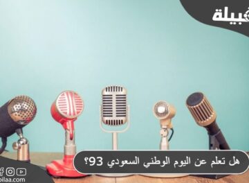 هل تعلم عن اليوم الوطني السعودي 93؟