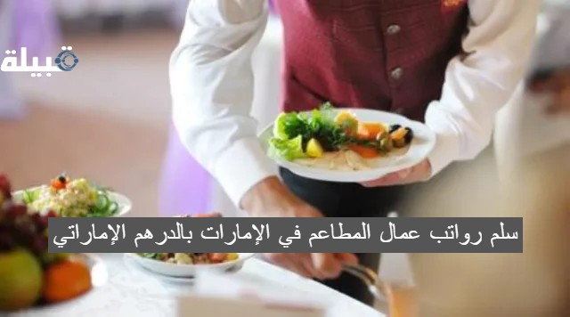سلم رواتب عمال المطاعم في الإمارات بالدرهم الإماراتي